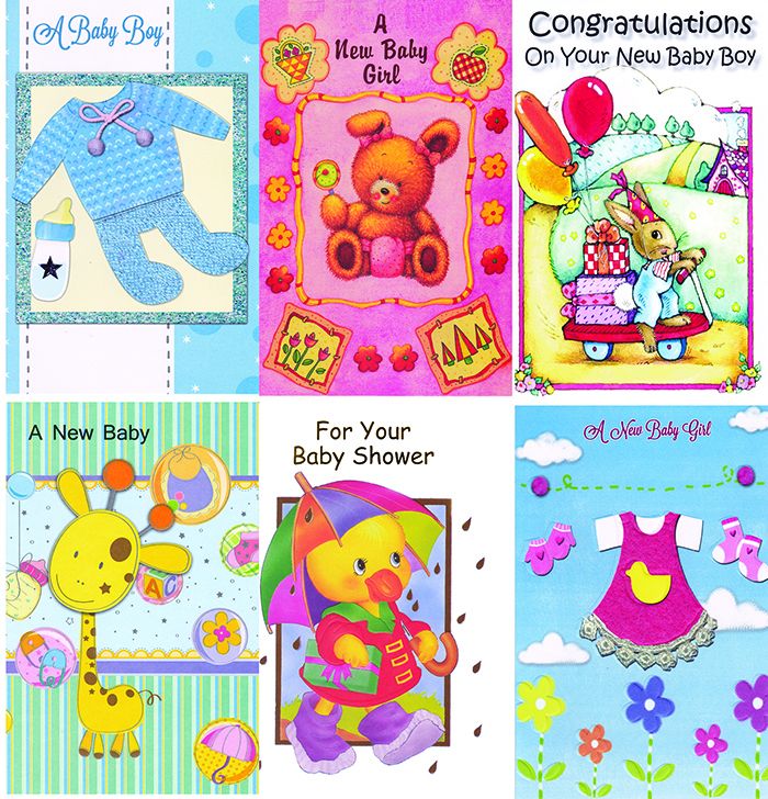New Baby Cards,Assorted