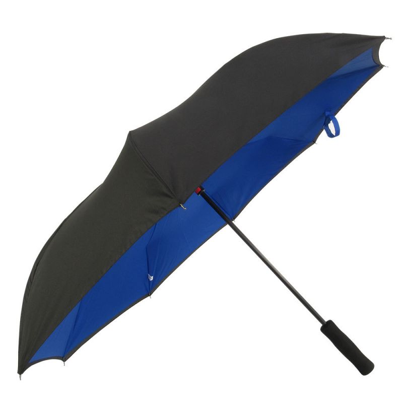 Inverted Umbrella - Black, Blue, 46"