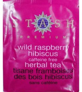 Stash Wild Raspberry Hibiscus Herbal Tea Single Packet