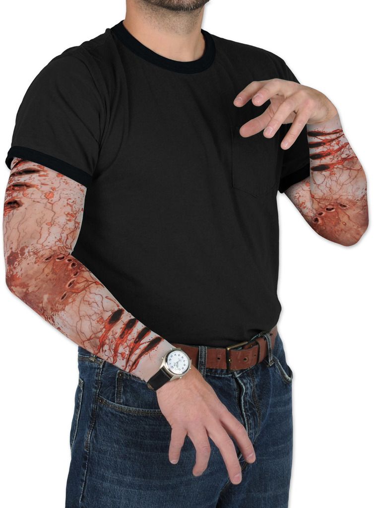 Zombie Bite Arm Sleeves - 2 Pack