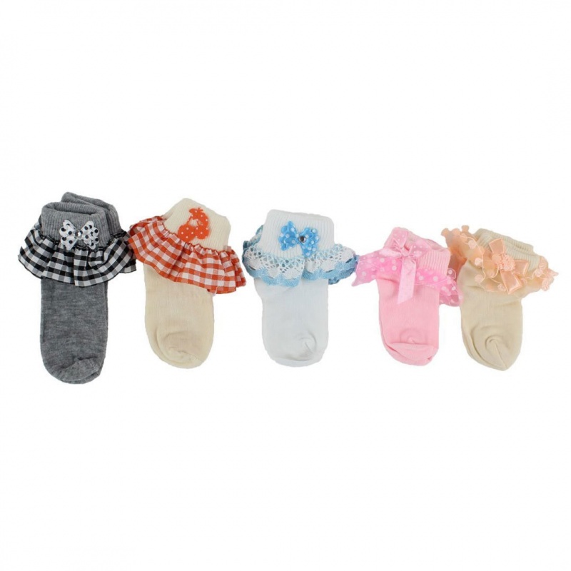 Toddler Girl's Ruffle Trim Ankle Socks