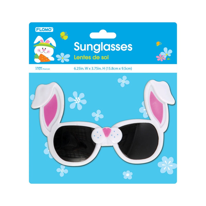 Easter Bunny Glasses - White/Pink