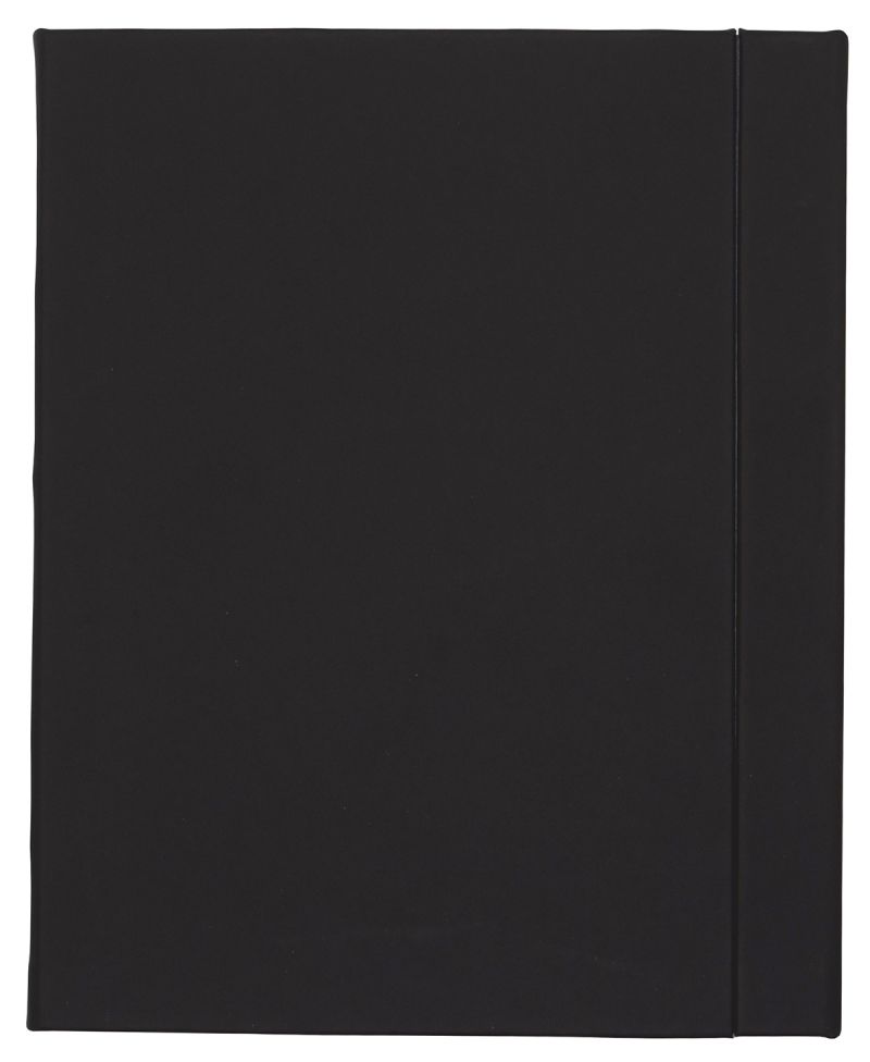 Leather-Like Journal - 96 Pages, Black, Magnetic Closure