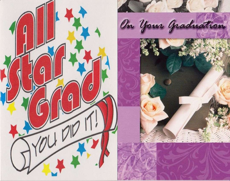 Graduation Cards - Assorted, 10 Styles
