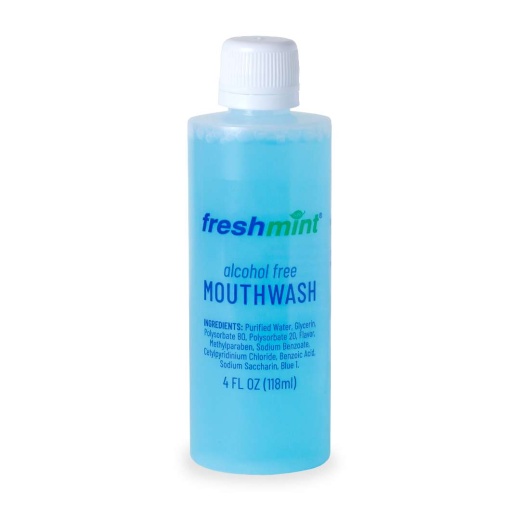4 Oz Alcohol-Free Mouthwash - Perfect for Travel and On-the-Go