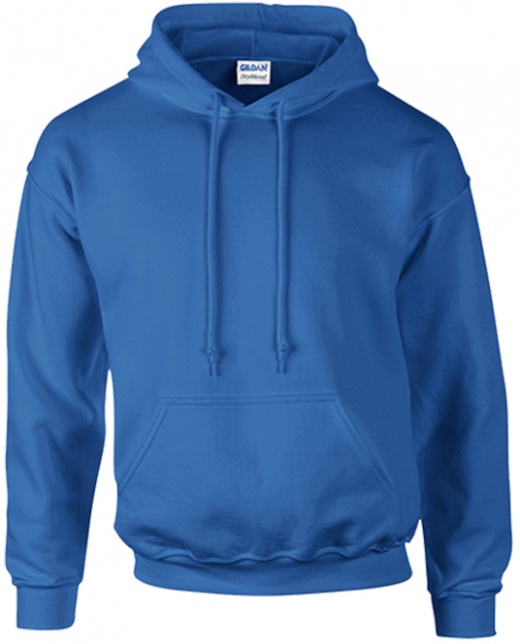 Gildan Hoodie Sweatshirt - Royal, 2 X