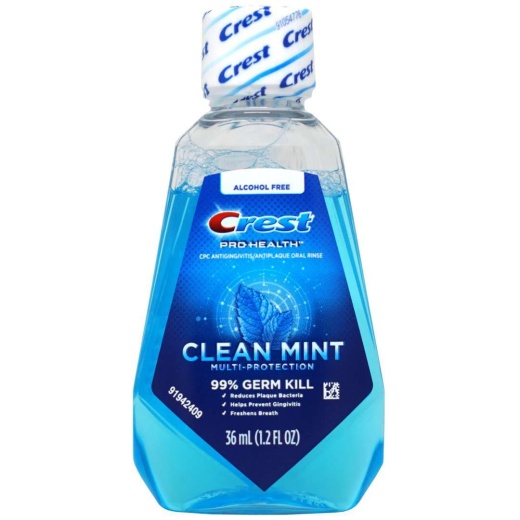 Crest Pro Health Mouthwash - 1.2 Oz, Alcohol Free