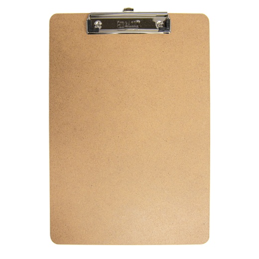 Clipboards - Hardboard, Low Profile Clip
