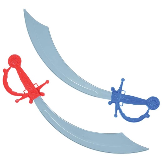 Toy Curved Pirate Swords - Assorted, 19"