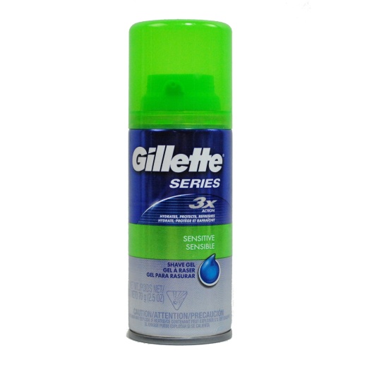 Gillette Series Shaving Gels - 2.5 Oz Sensitive Skin Formula