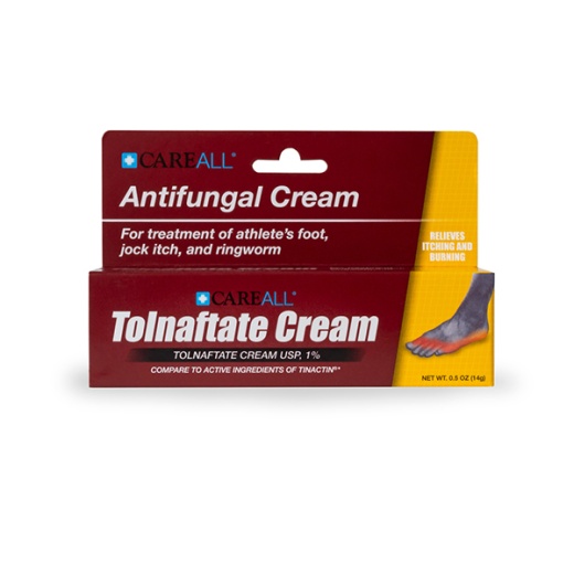 Tolnaftate Athlete's Foot Cream - 0.5 Oz, Effective Antifungal Treatment