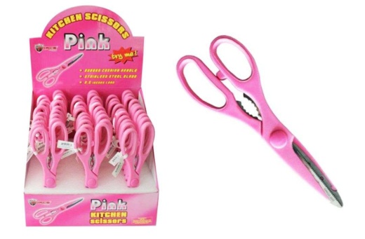 Pink Kitchen Scissors