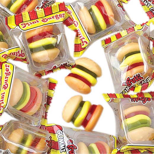 Gummy Mini Burger Candy