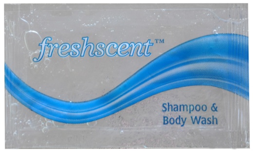 Bulk 2-In-1 Shampoo/Body Wash Packets - 0.34 Oz