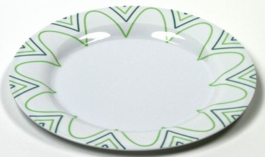 Floral Dinner Plates - Melamine, Round, 10"