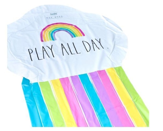 Rainbow Water Slide Ride - Play All Day