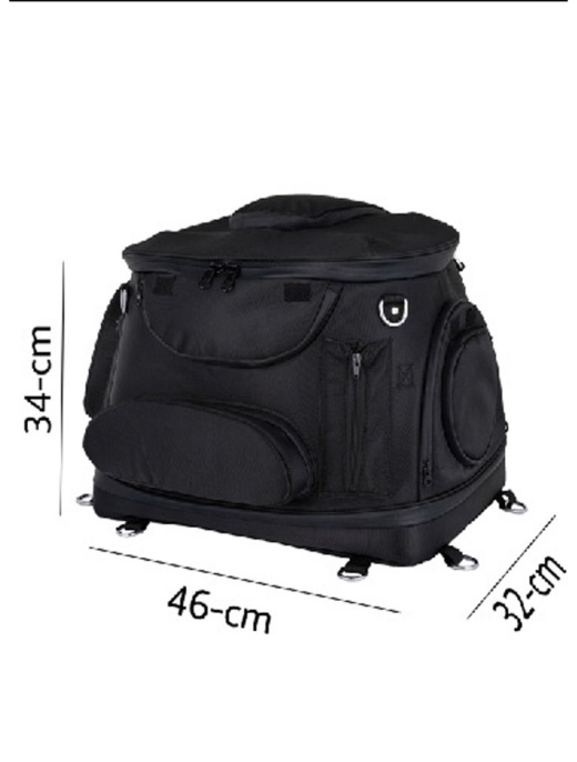 Motorcycle Sissybar Pet Textile Bag