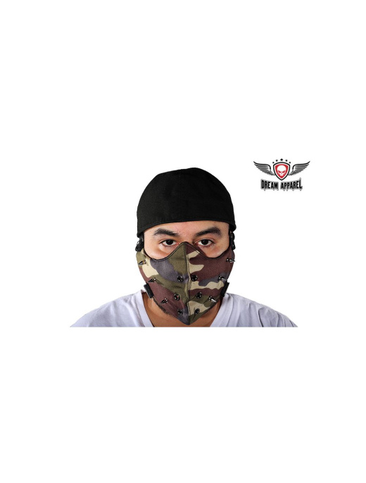 Camouflage Face Mask for Bikers - Army Fatigue Facemask