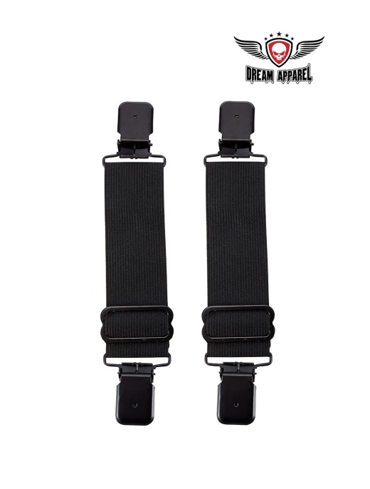 Plain Black Alligator Boot Clips