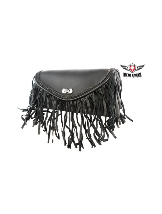Leather Motorcycle Windshield Bag