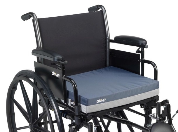 Gel "E" Skin Protection 3" Gel/Foam Wheelchair Cushion