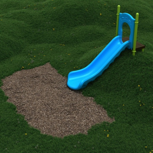 4 Foot Single Straight Embankment Slide