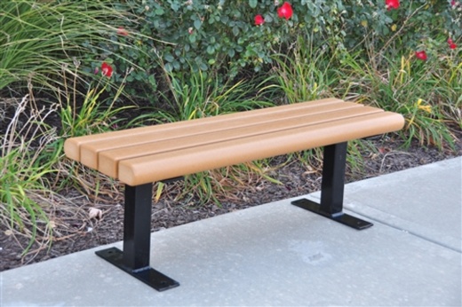 4' Creekside Park Bench