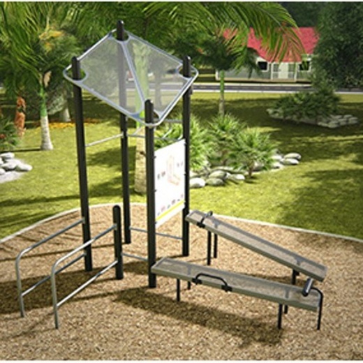 Compact Outdoor Fitness Course