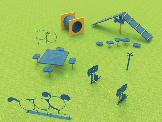 Dogs N Play Large Dog Park Kit