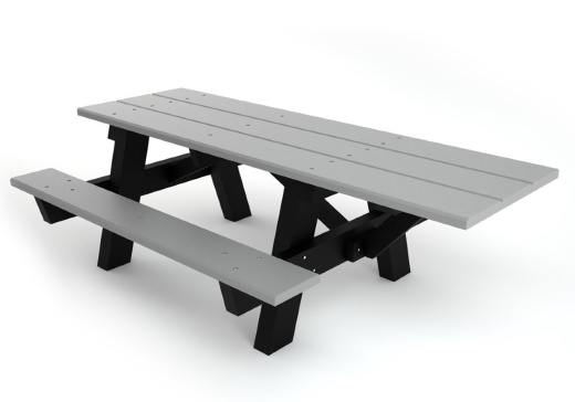 6' A-Frame Ada Recycled Plastic Picnic Table