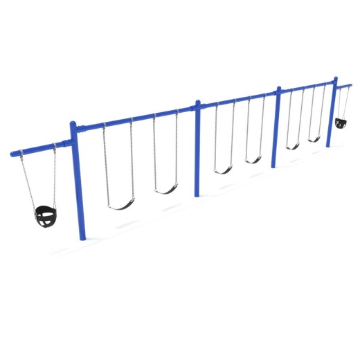 7/8 Feet High Elite Cantilever Swing - 3 Bays 2 Cantilevers