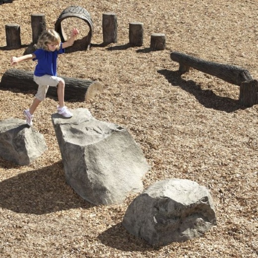 Playground Stepping Boulders Ages 5-12 Years