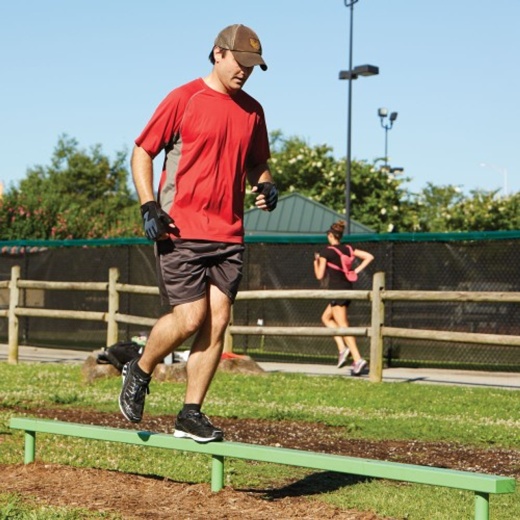 Balance Beam Outdoor Fitness Station