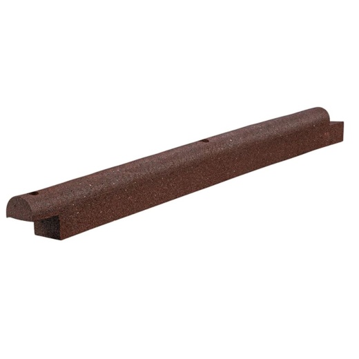 Interlocking Rubber Curb - Neutral Brown