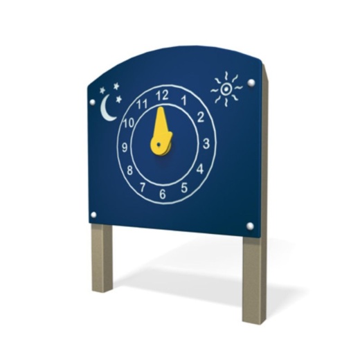 Clock Freestanding Panel