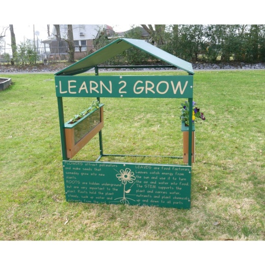Learn 2 Grow Playhouse With 2 Root View Planters