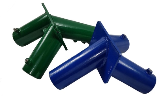 2 3/8" 2 Leg End Frame Fitting