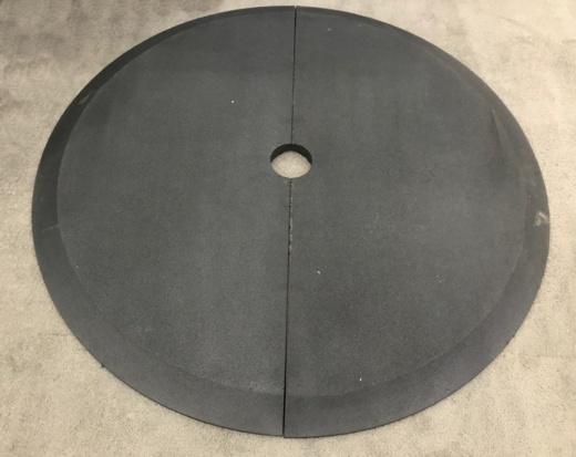 6' Circular Wear Mat - 2 Pieces