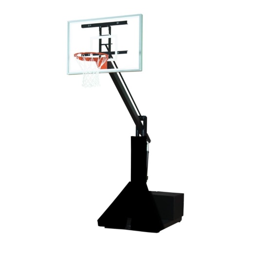 Acrylic Max Portable Adjustable Basketball System - Black Padding