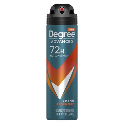 Bl Degree Deodorant 3.8Oz Mens Dry Spray Adventure - Pack Of 3