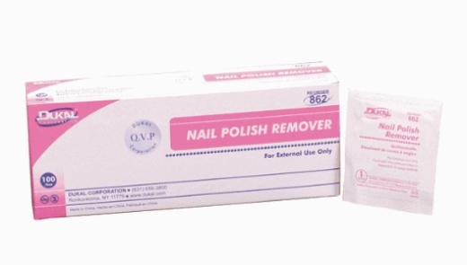 Nail Polish Remover Pad Dukal® 50 Mm X 57 Mm Box/100