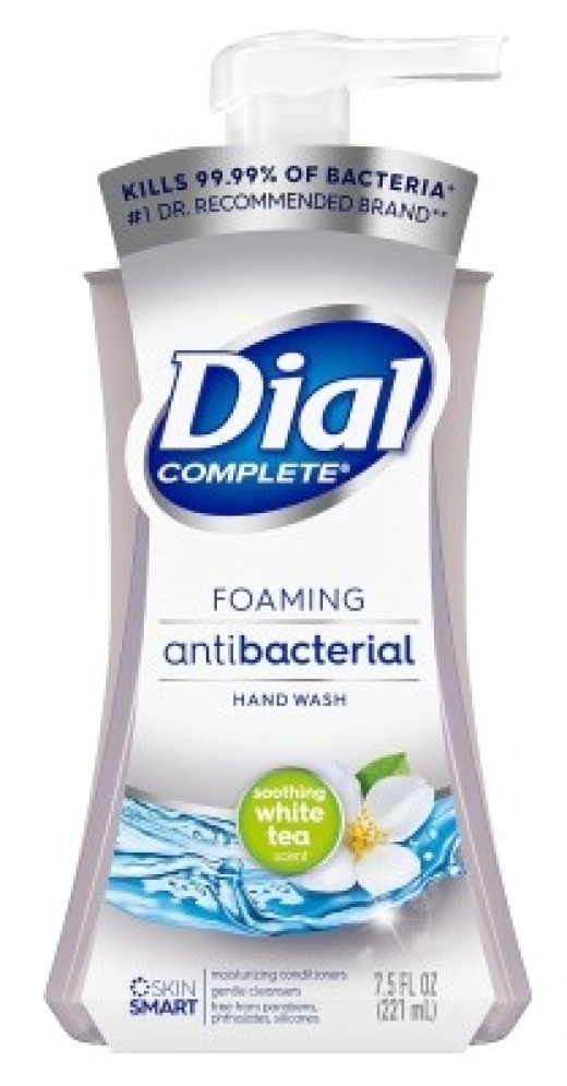 Bl Dial Foaming Hand Wash 7.5Oz Anti-Bacterial White Tea - Pack Of 3