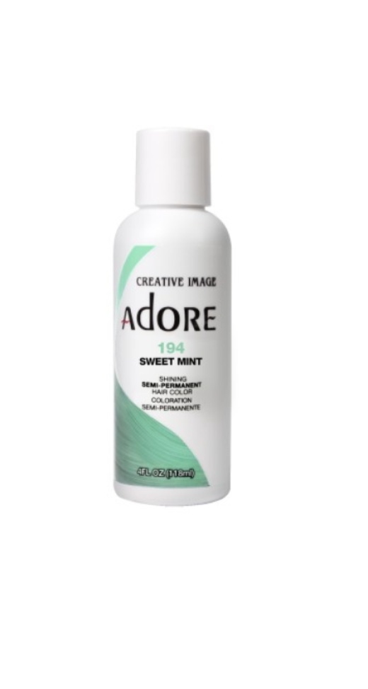 Bl Adore Semi-Permanent Haircolor #194 Sweet Mint 4Oz - Pack Of 3