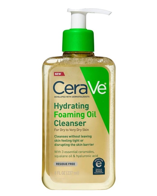 Bl Cerave Hydrating Cleanser Foaming Oil Dry Skin 12Oz - Pack Of 3