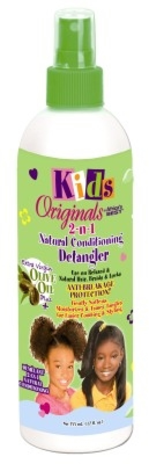 Bl Africas Best Kids Original 2-N-1 Detangler 12Oz Pump - Pack Of 3
