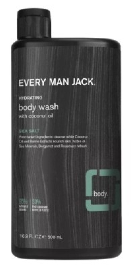 Bl Every Man Jack Body Wash Sea Salt 16.9Oz - Pack Of 3