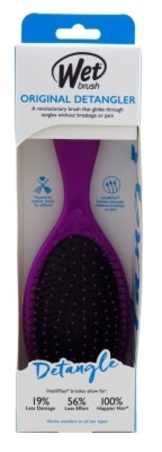 Bl Wet Brush Detangler Purple Intelliflex Bristles - Pack Of 3