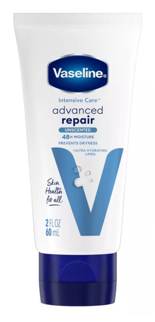 Vaseline Intensive Care Lotion Adv Repair Unscented 2Oz X 12 Pieces