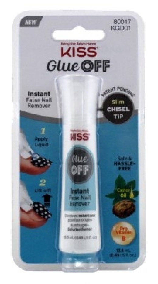 Bl Kiss Glue Off Instant False Nail Remover 0.45Oz - Pack Of 3