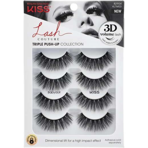 Bl Kiss Lash Couture Triple Push- Up Collection Babydoll - Pack Of 3